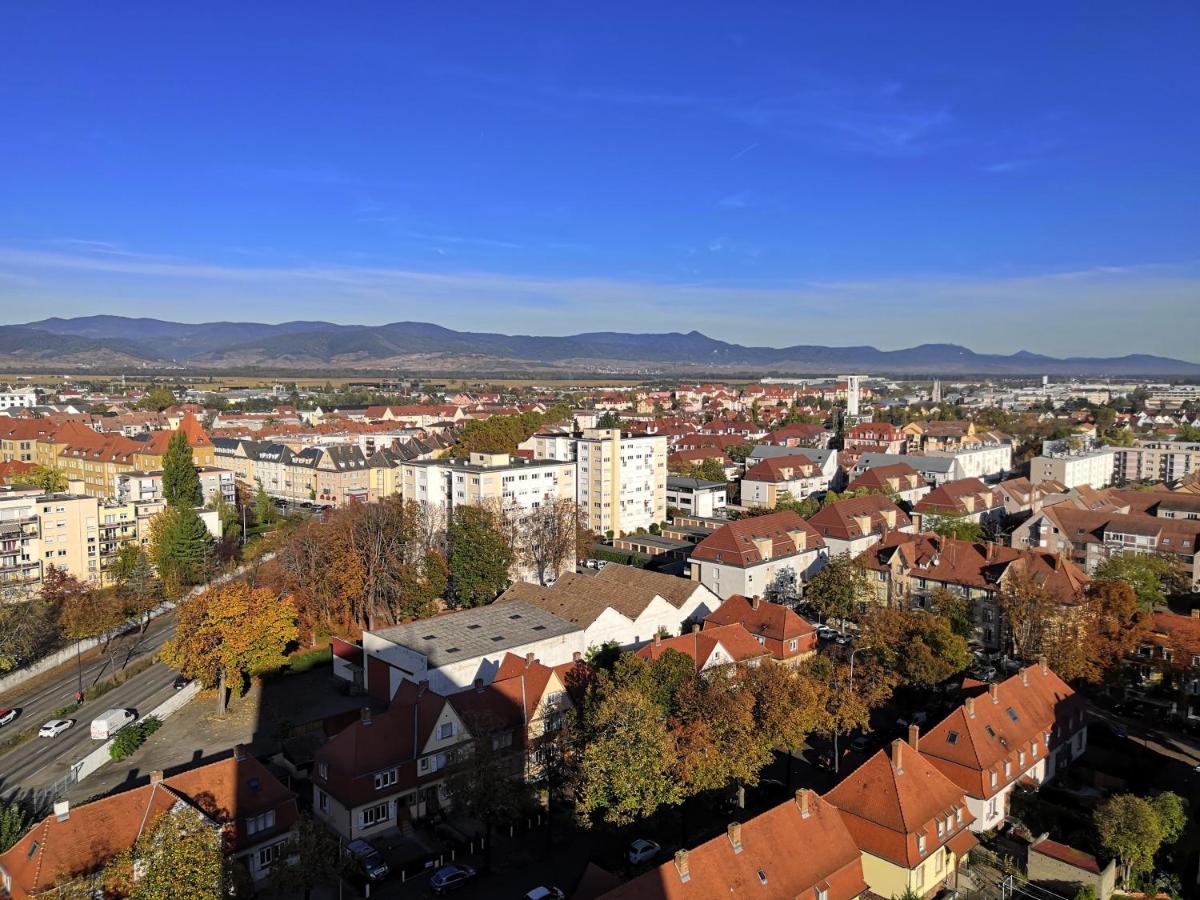 Bel Appartement Avec Vue Splendide Sur Toute La Ville De Colmar - Parking Gratuit Εξωτερικό φωτογραφία