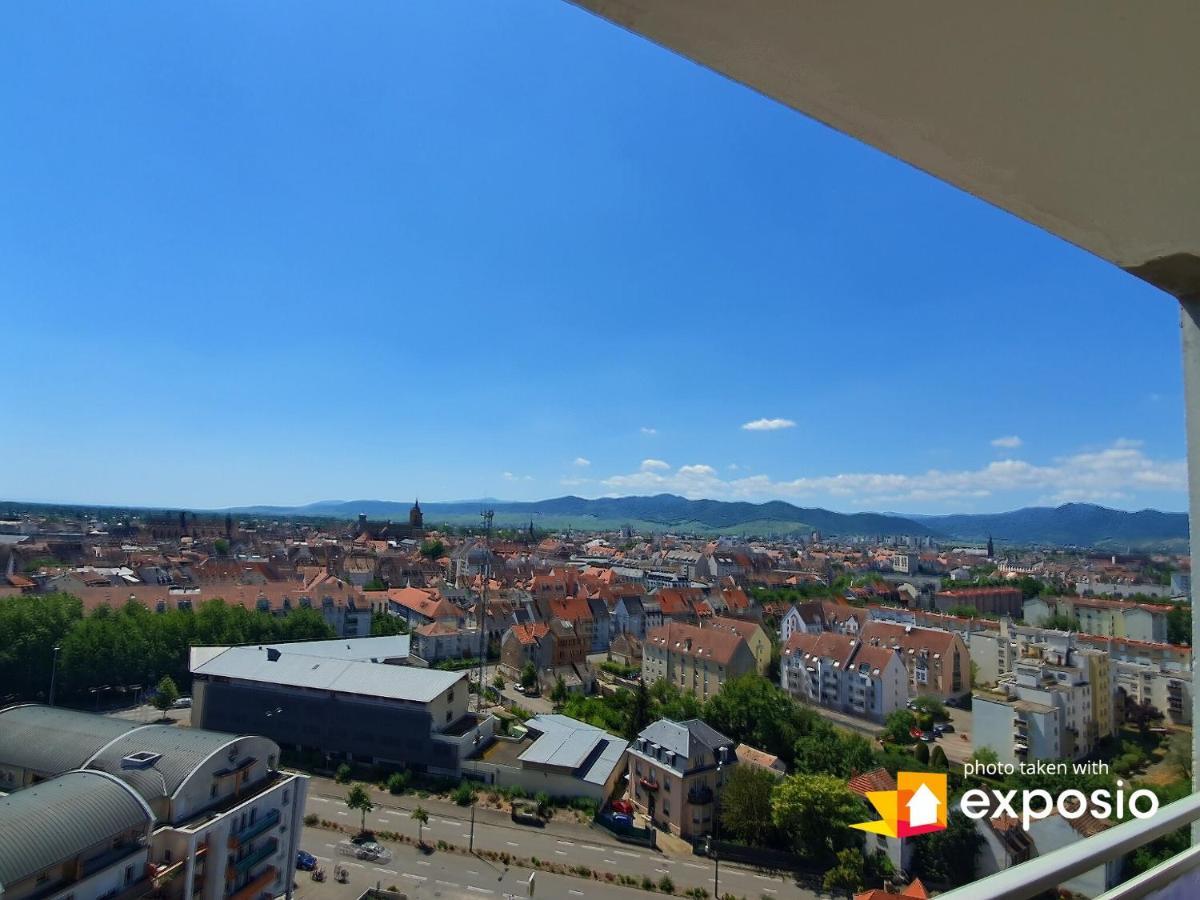 Bel Appartement Avec Vue Splendide Sur Toute La Ville De Colmar - Parking Gratuit Εξωτερικό φωτογραφία