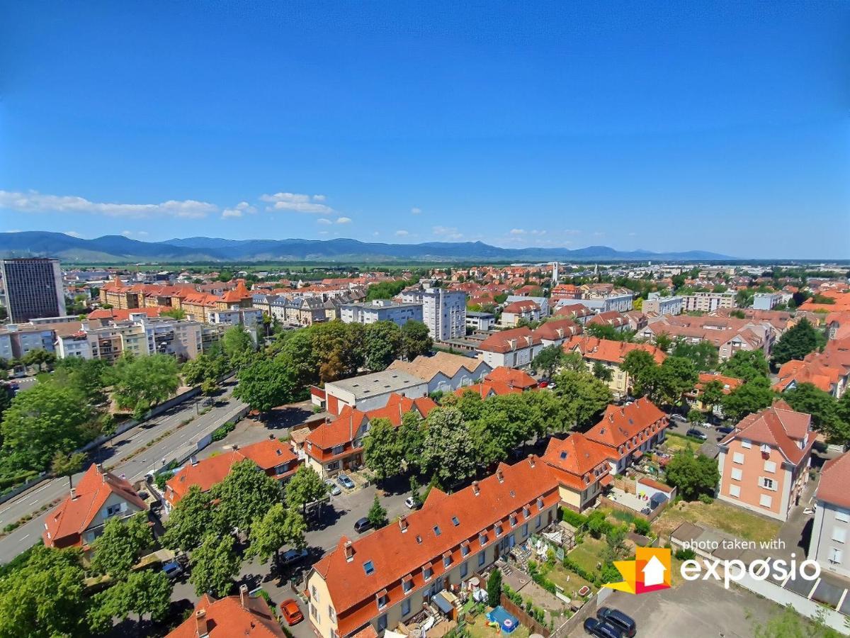 Bel Appartement Avec Vue Splendide Sur Toute La Ville De Colmar - Parking Gratuit Εξωτερικό φωτογραφία