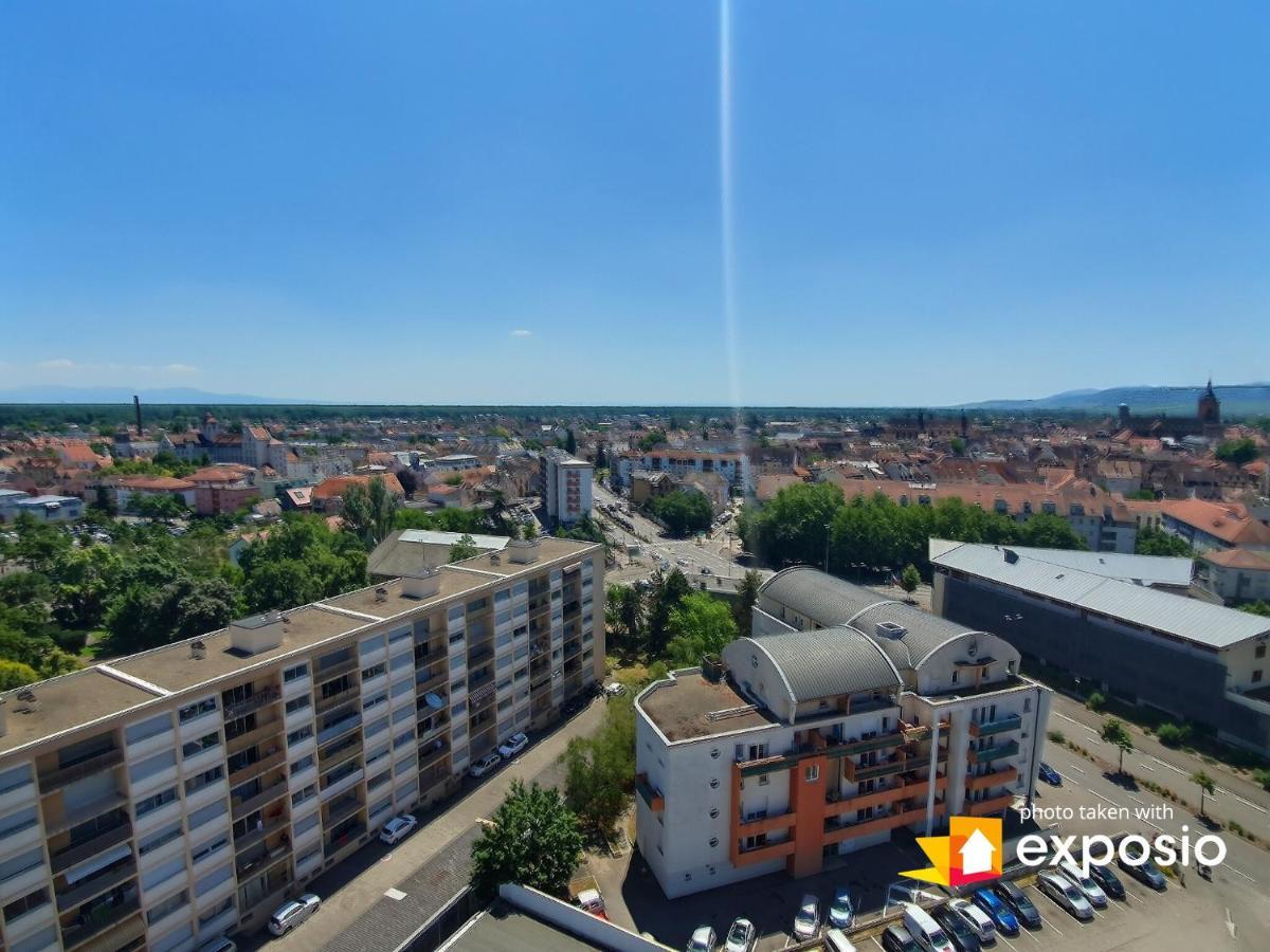 Bel Appartement Avec Vue Splendide Sur Toute La Ville De Colmar - Parking Gratuit Εξωτερικό φωτογραφία